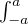 ∫_{-a}^{a}