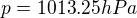p=1013.25 hPa