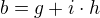 b=g+i⋅h